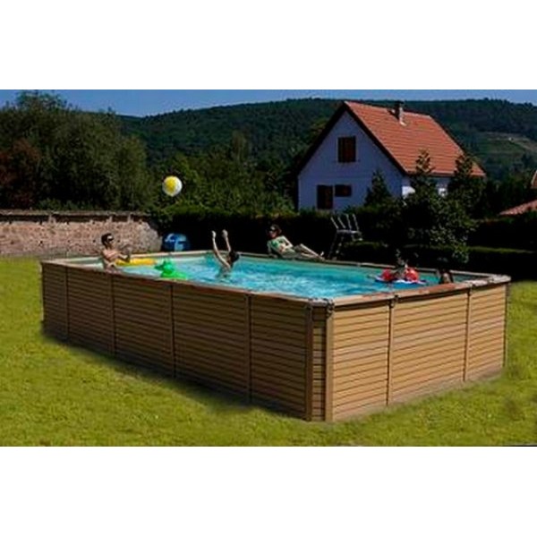 Azteck carrée 3.5x3.5m hors-sol - Les Bonnes Affaires Piscines