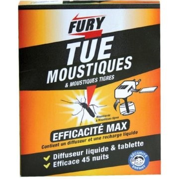 FURY diffuseur insecticide 45nuits+recharge
