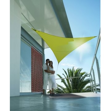 Voile d''Ombrage Triangulaire 3.60m 180gr anis
