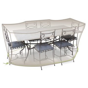 Housse Table rectangulaire + chaises 6-8 pers