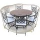 Housse Table ronde + chaises 6 PERS