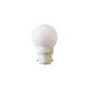 Ampoule spherique led d 45mm 0.5w b22 blanc