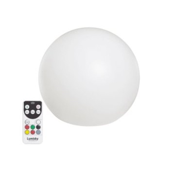 Boule Flottante LED Couleur Ø30 Accu télécommandé