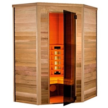 Sauna IR d''Angle Bi Technologie 3/4 places