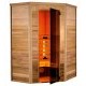 Sauna IR d''Angle Bi Technologie 3/4 places