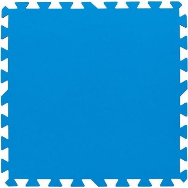9 Dalles Tapis Sol Mousse 50x50 4mm 2.25m² Bleue 