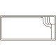 Kit Piscine Coque UNI8 Confort 8x3.8 plat 1.50m